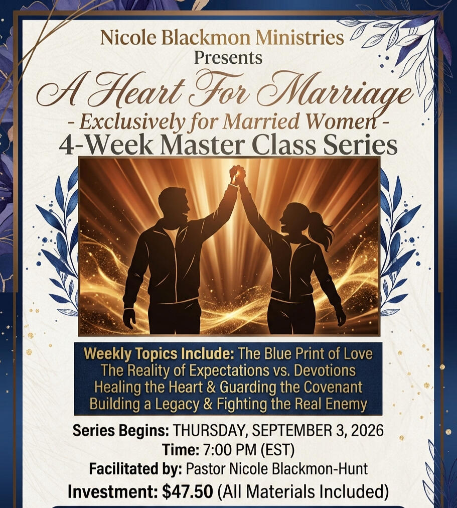 Married Women Heart for Marriage Master Class Series REGISTER NOW!